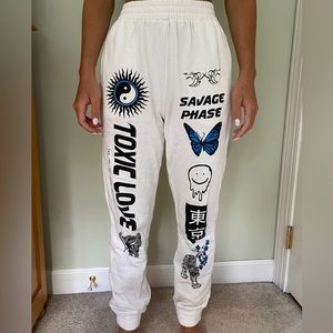 Never worn Adika sweatpants size xs